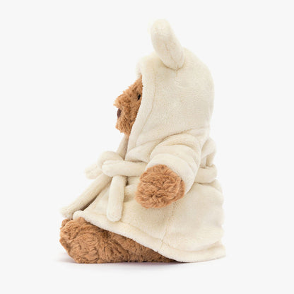 Jellycat Bartholomew Bear Bathrobe Outfit – Adorable Bear Accessory for Dress-Up Play