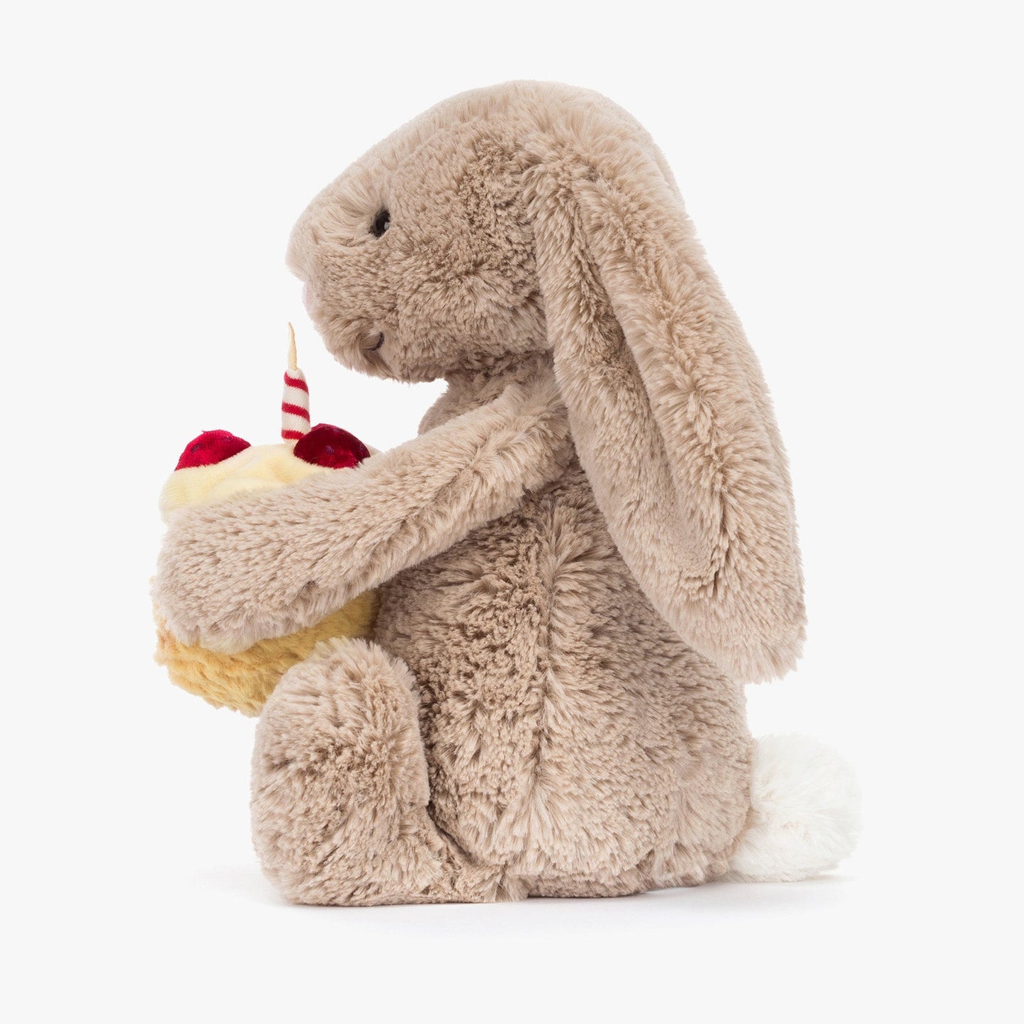 Jellycat Bashful Beige Bunny ‘Birthday’ – Soft Birthday Bunny Plush Toy